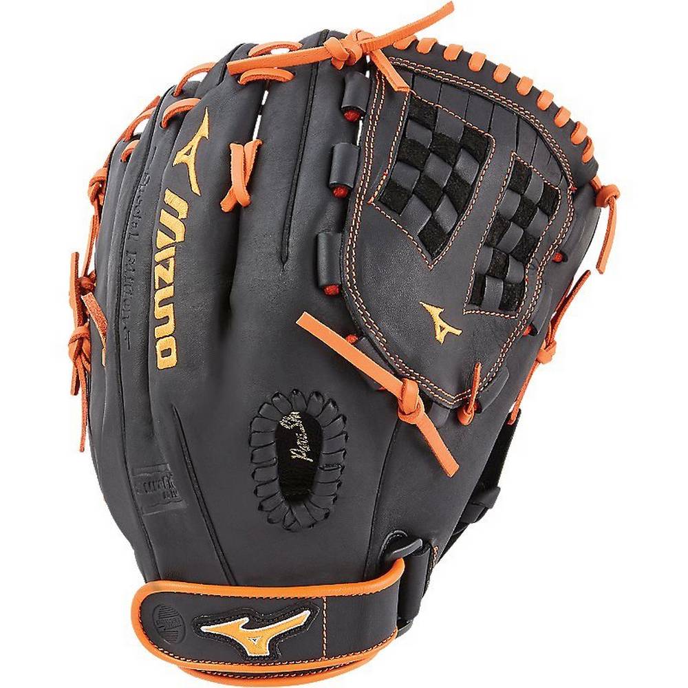 Guanti Mizuno Softball MVP Prime SE Fastpitch 12.5" Donna - Nere/Arancioni - 50624-TXCI